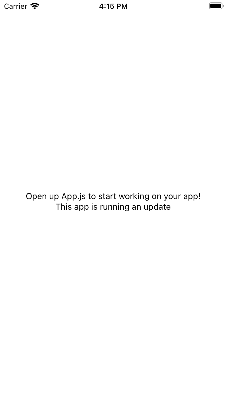 App running update after being restarted twice