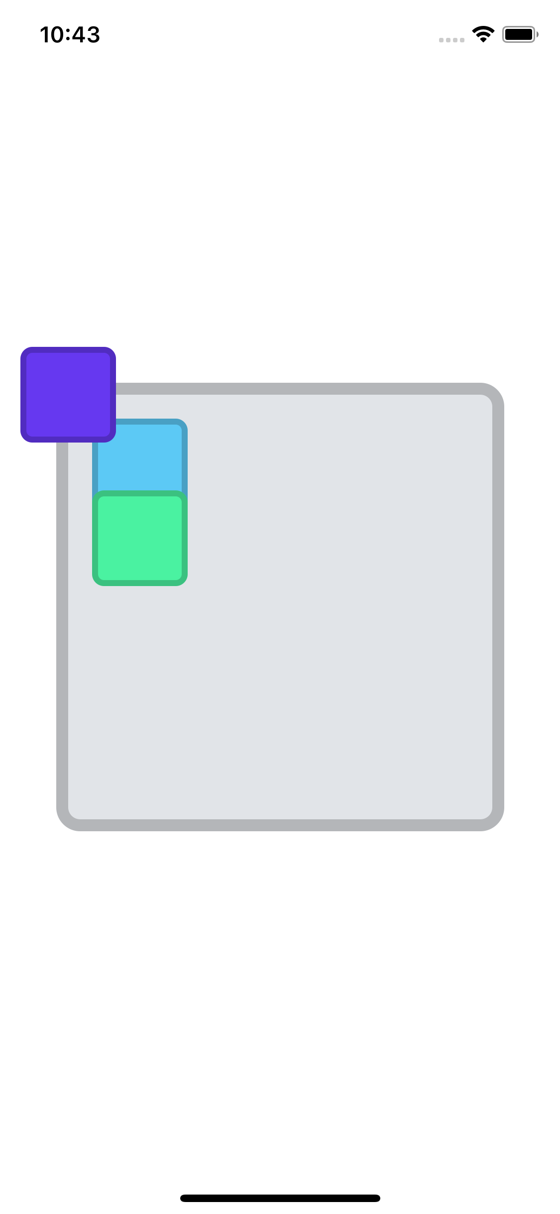 Position absolute component out of visual bounds of parent